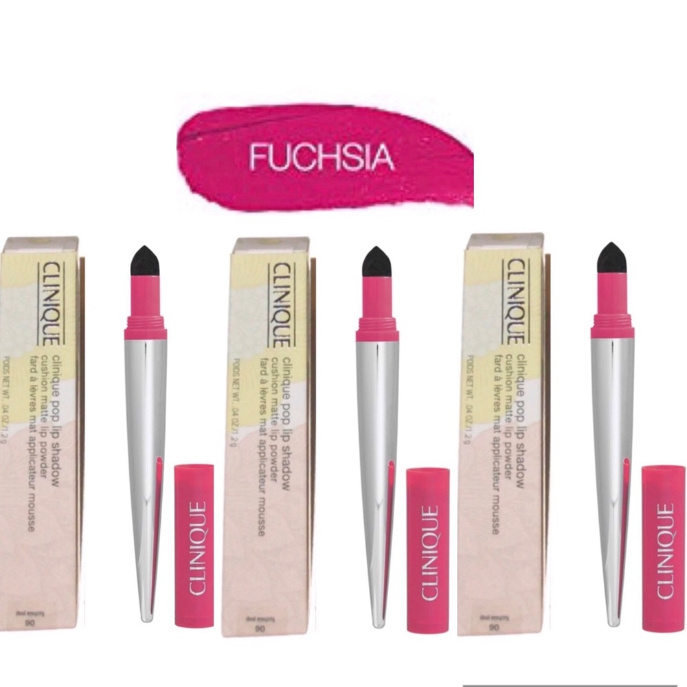 Set of 3 Clinique Pop Lip Shadow Matte Lip Powder
